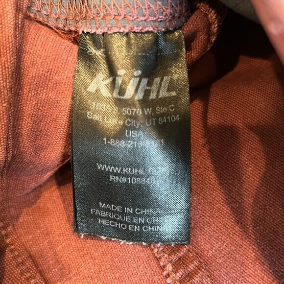 Kuhl Brooke Skinny Pants Red Currant Style# 6284 Size 14R - Picture 7 of 7